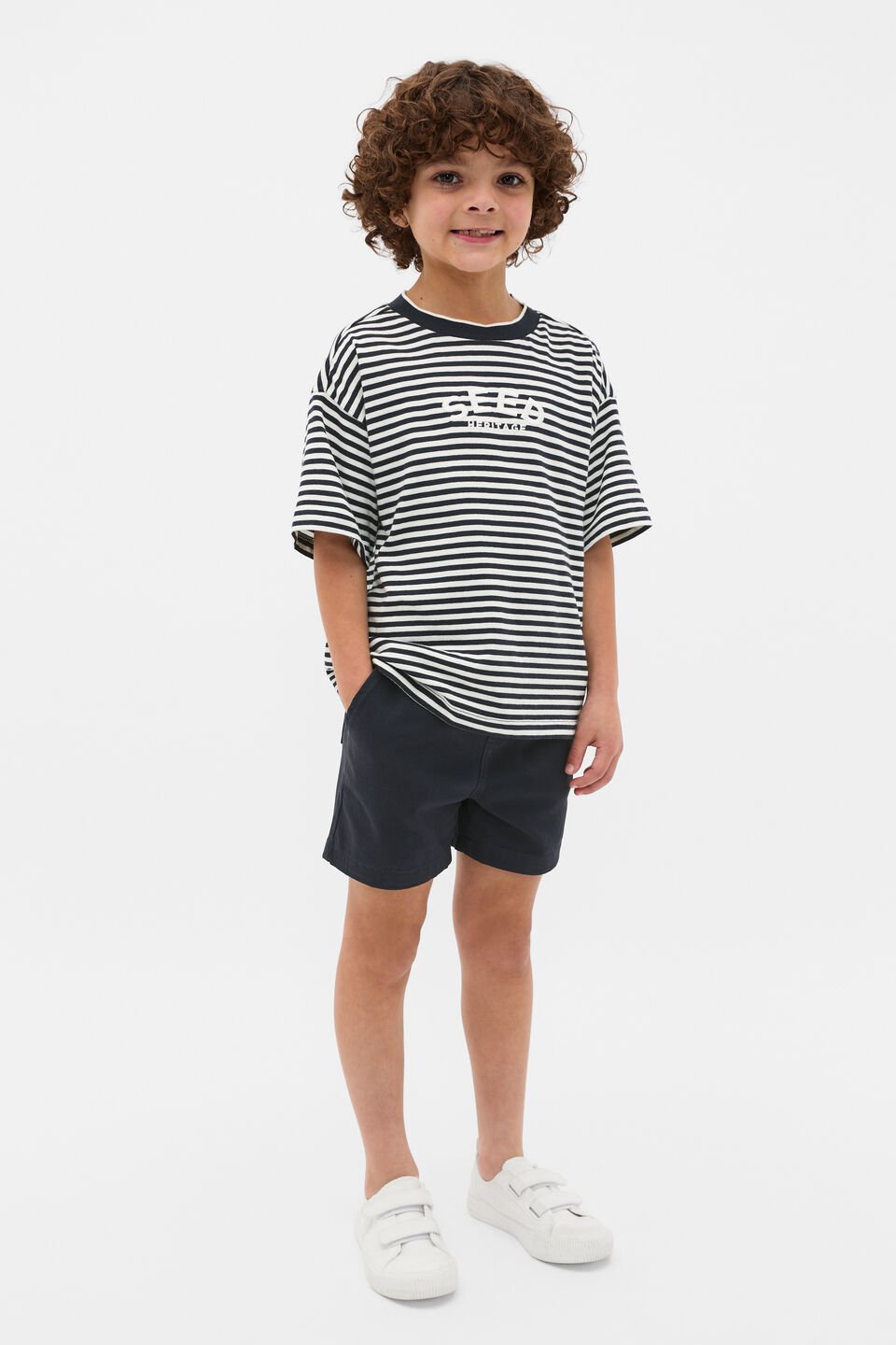 Core Logo Short  Midnight Blue