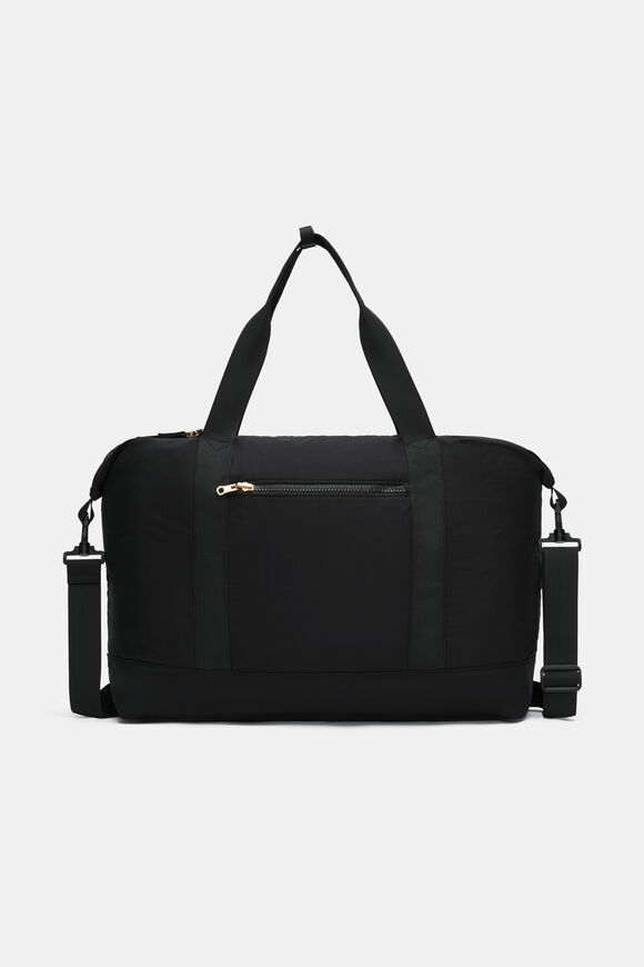 Packable Travel Tote  Black  hi-res