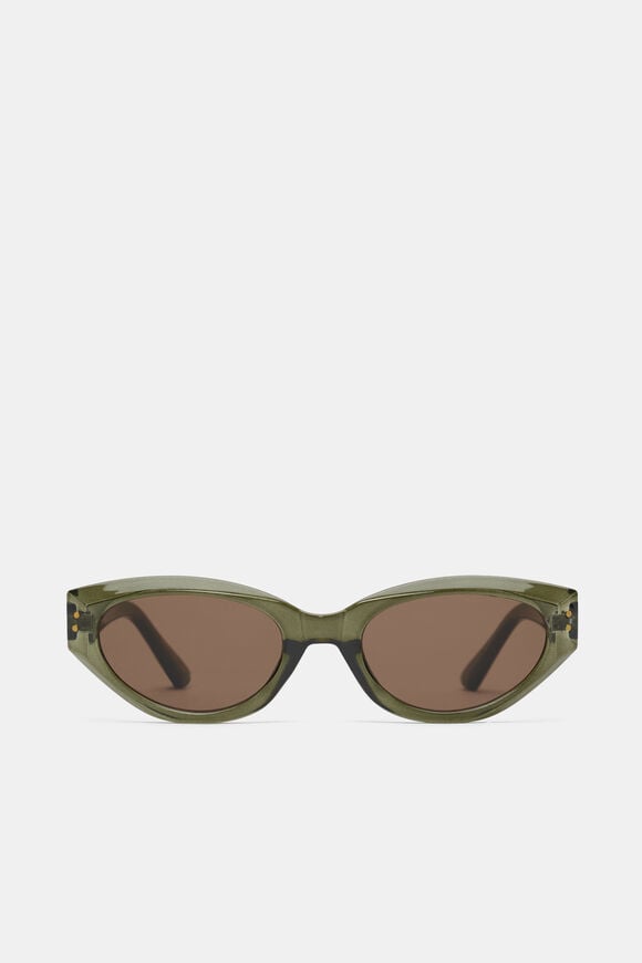 Lida Cat Eye Sunglasses  Deep Forest  hi-res
