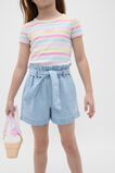 Paperbag Short  Light Wash  hi-res