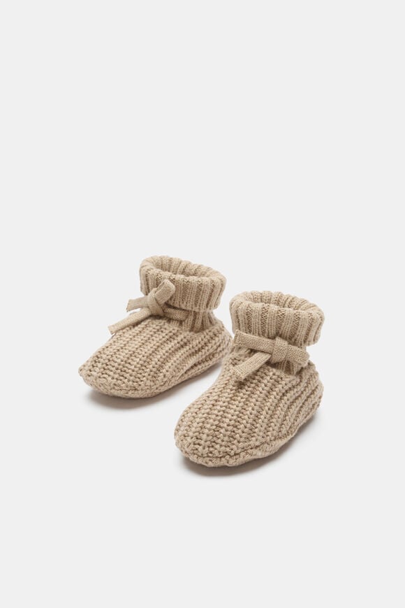 Knit Bootie  Nutmeg Marle  hi-res
