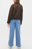 Faux Suede Jacket  Chocolate  hi-res