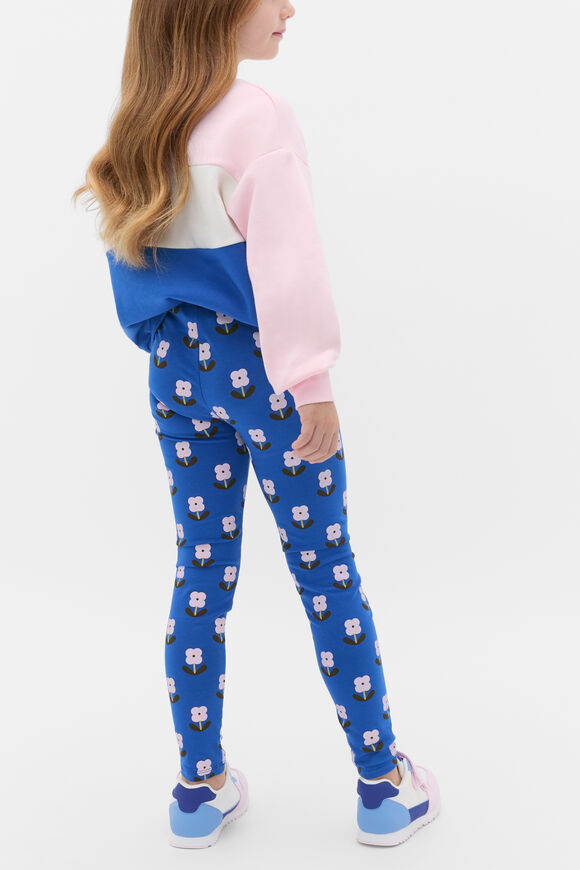 Floral Legging  Cobalt  hi-res
