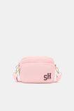 Teen Double Pocket Cross Body Bag  Rose Pink  hi-res