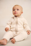 Teddy Zip Coverall  Oat  hi-res