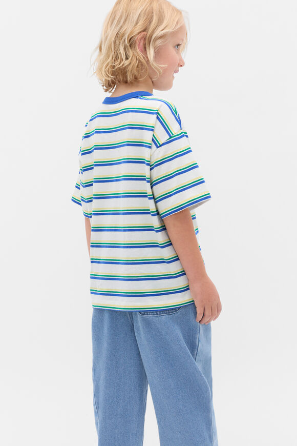 Multi Stripe Logo Tee  Multi Stripe  hi-res