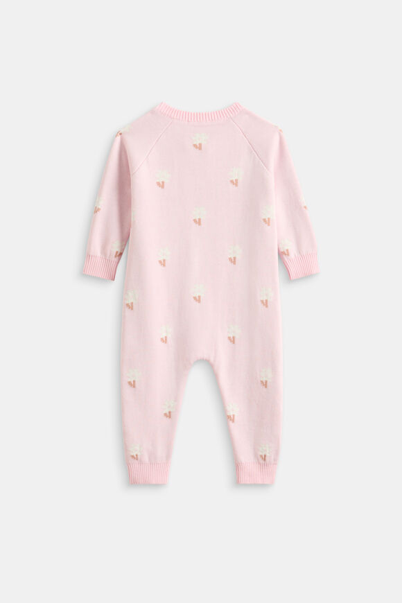 Jacquard Knit Jumpsuit  Musk  hi-res