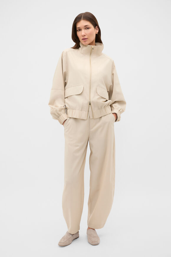 Suiting Bomber Jacket  Cashew Cream Crossdye  hi-res