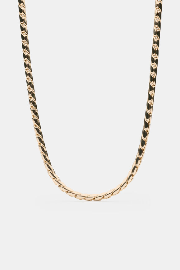 Twist Chain Necklace  Gold  hi-res