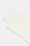 Wide Rib Quarter Crew Sock  Cream  hi-res