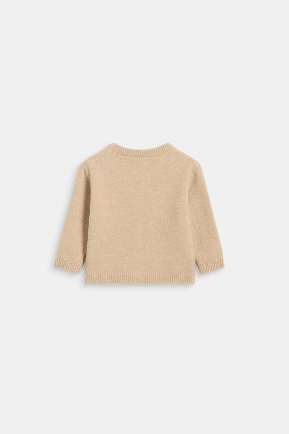 Leaf Knit Cardigan  Nutmeg Marle  hi-res