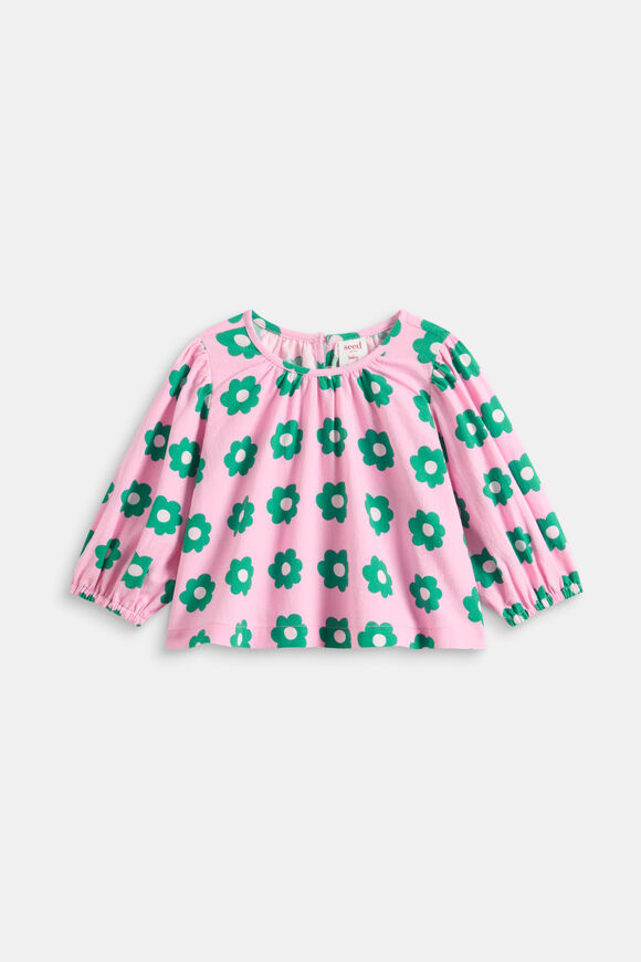 Floral Top  Candy Pink  hi-res