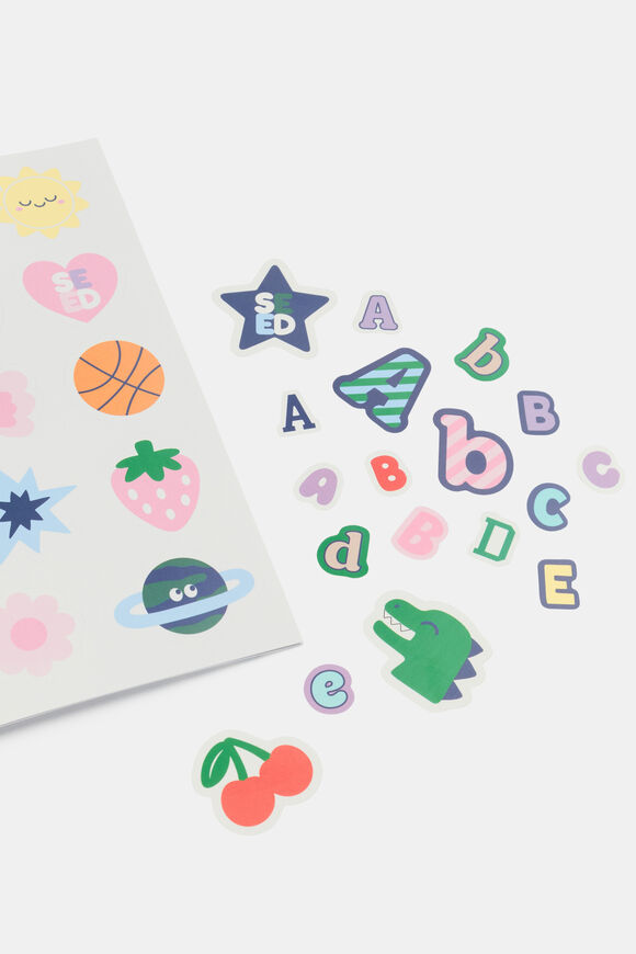 Initial Sticker Book  Multi  hi-res