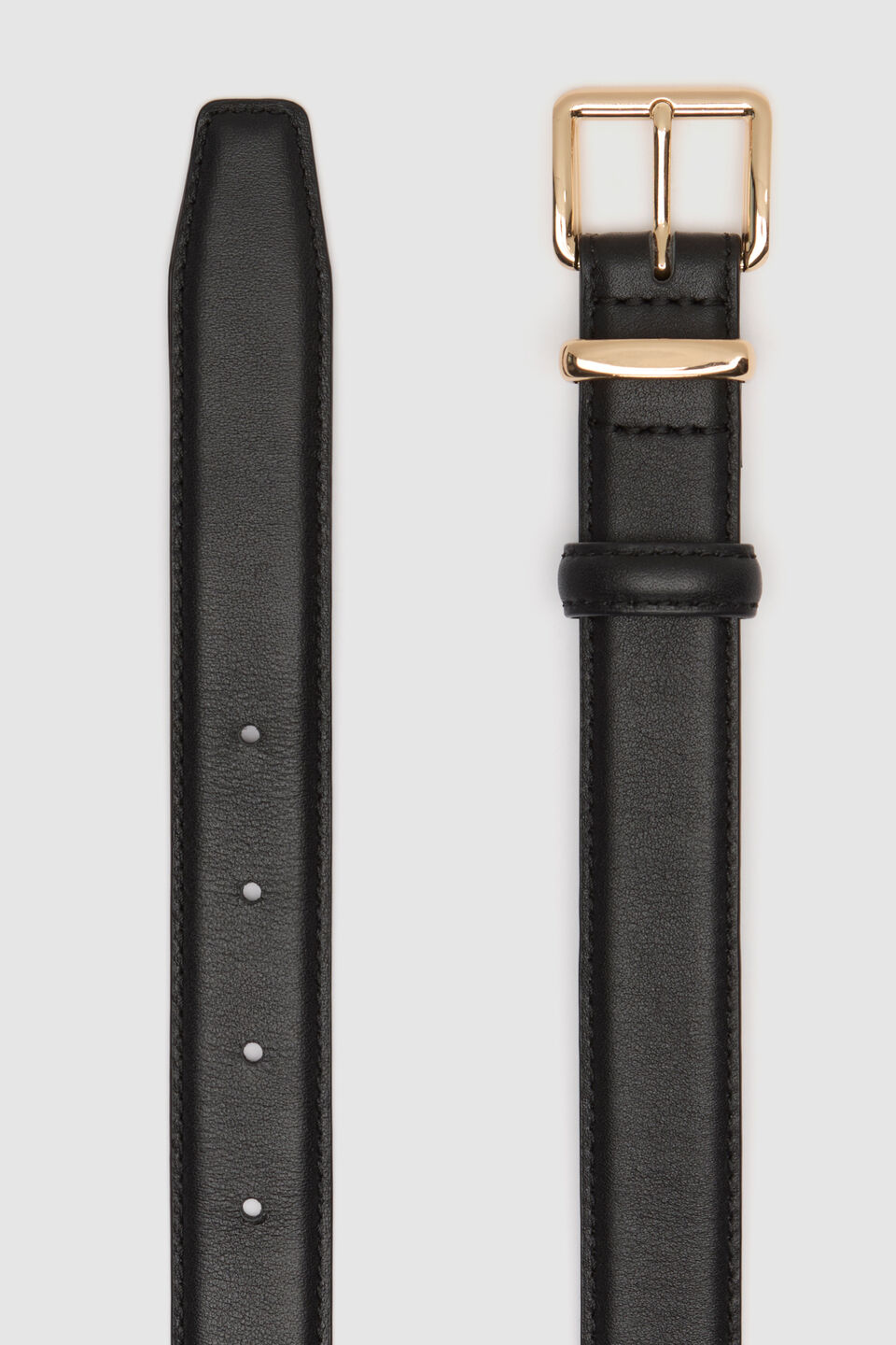Cora Leather Belt  Black
