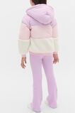 Colour Block Puffer Jacket  Orchid  hi-res