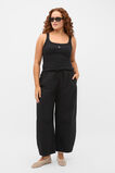 Cotton Elasticated Pant  Black  hi-res
