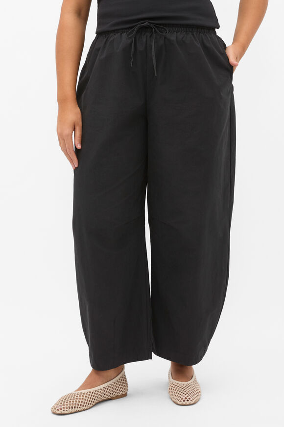Cotton Elasticated Pant  Black  hi-res