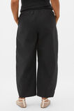 Cotton Elasticated Pant  Black  hi-res