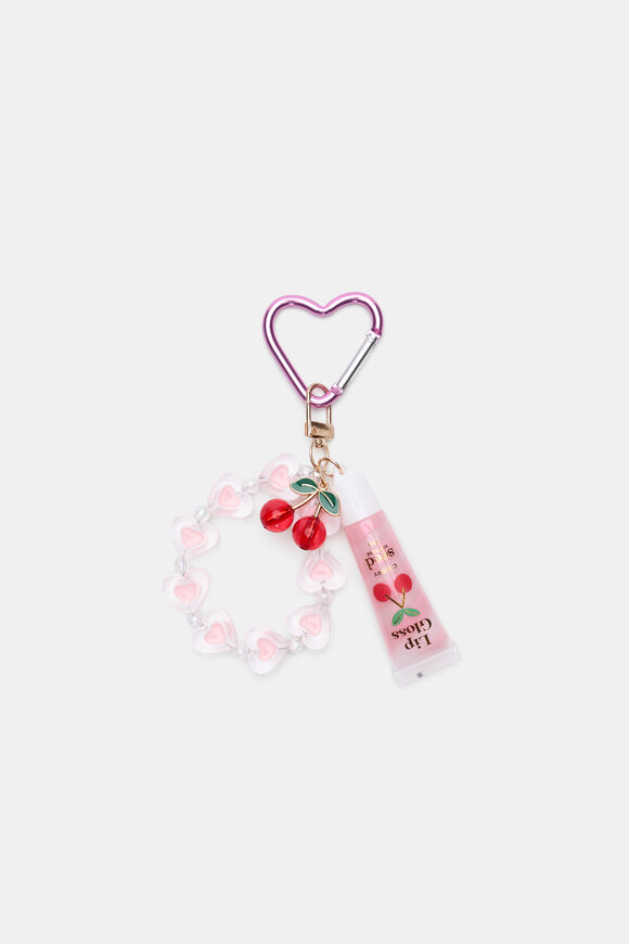 Lip Gloss Keyring  Cherry  hi-res