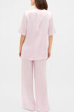 Crinkled Satin Longline Tee  Primrose  hi-res