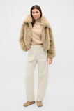 Crosshatch Slouch Knit  Cashew Cream  hi-res