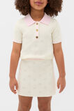 Spot Knit Skirt  Classic Cream  hi-res