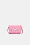 Initial Quilted Charm Bag  W  hi-res