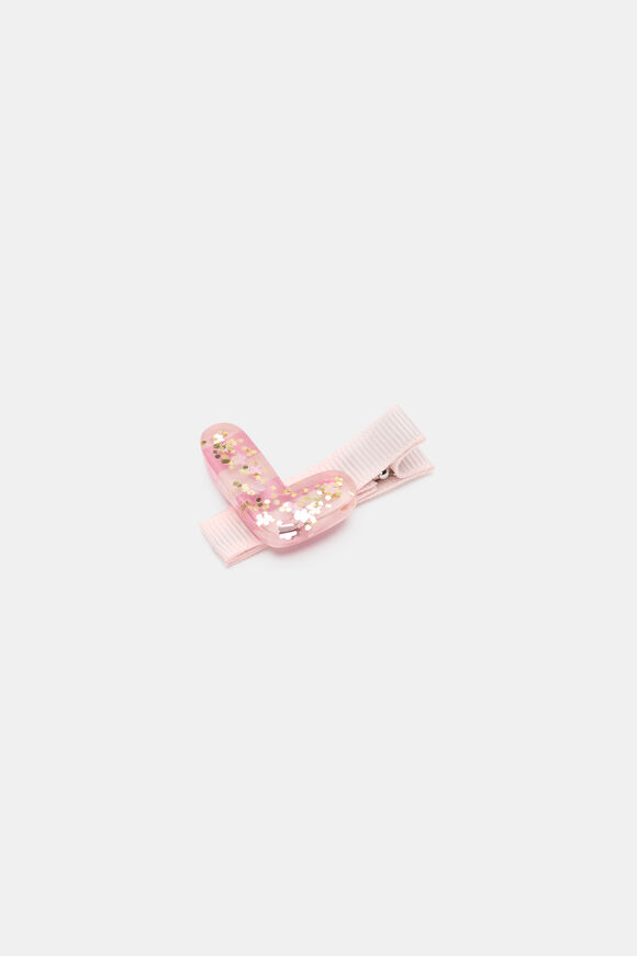 Initial Stripe Duck Clip  L  hi-res