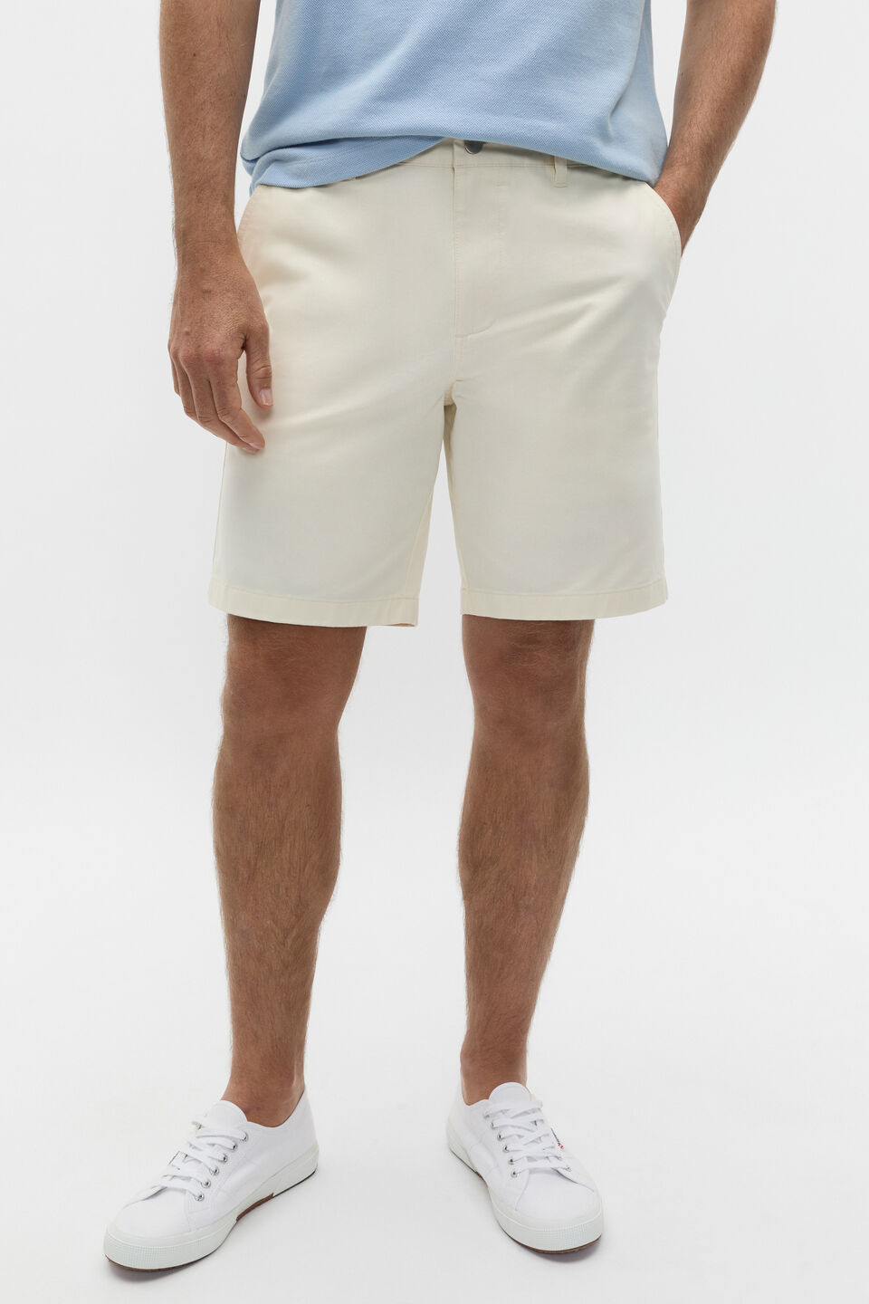 Heritage Chino Short  Coconut Cream