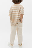 Stripe Logo Tee  Milk Tea  hi-res