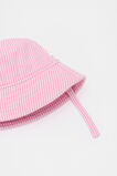 Pink Mini Initial Bucket Hat  V  hi-res
