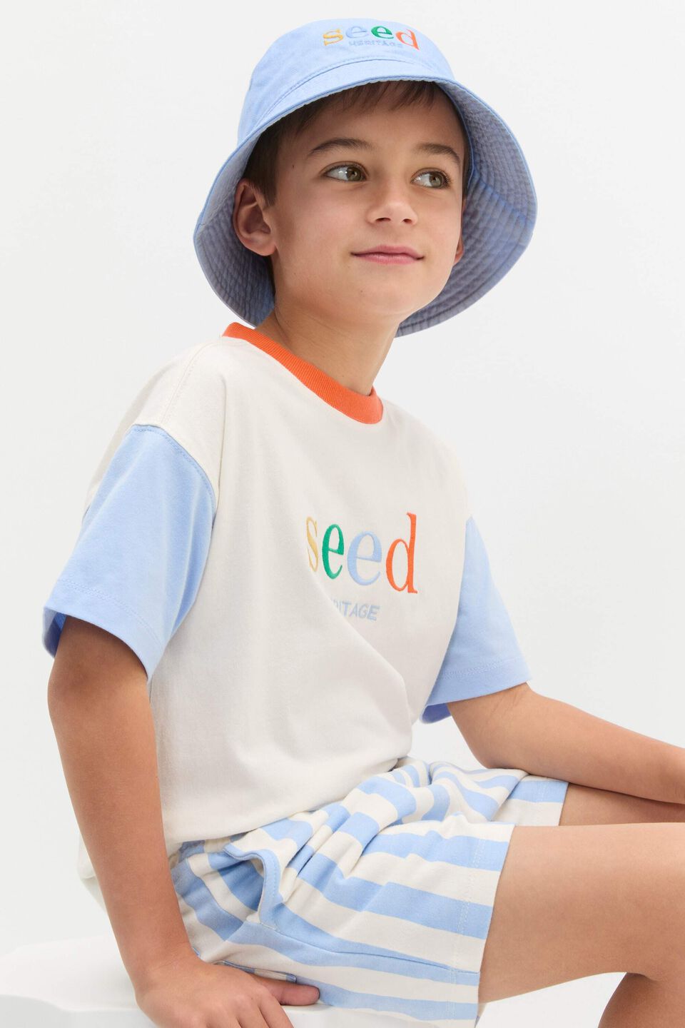 Heritage Bucket Hat  Luna Blue