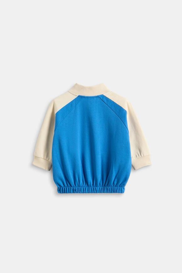 Zip Through Sweat  Captain Blue  hi-res