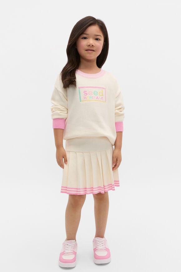 Pleat Knit Skirt  Classic Cream  hi-res