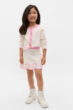 Heart Crepe Skirt  Classic Cream  hi-res
