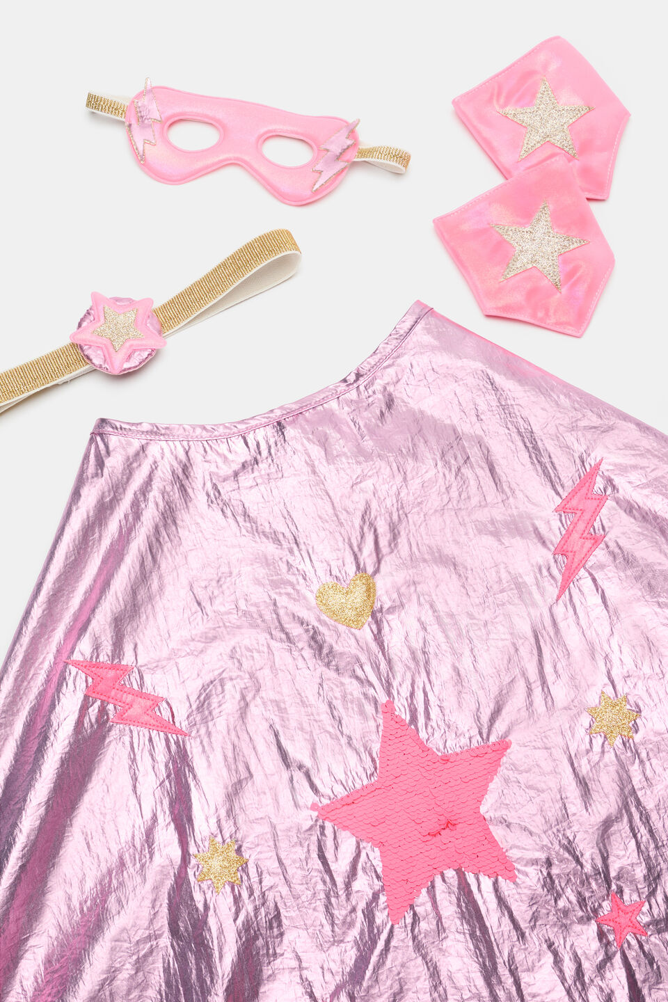 Superhero Dress Up Set  Pink Multi