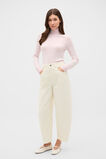 Merino Roll Neck Raglan Knit  Primrose  hi-res