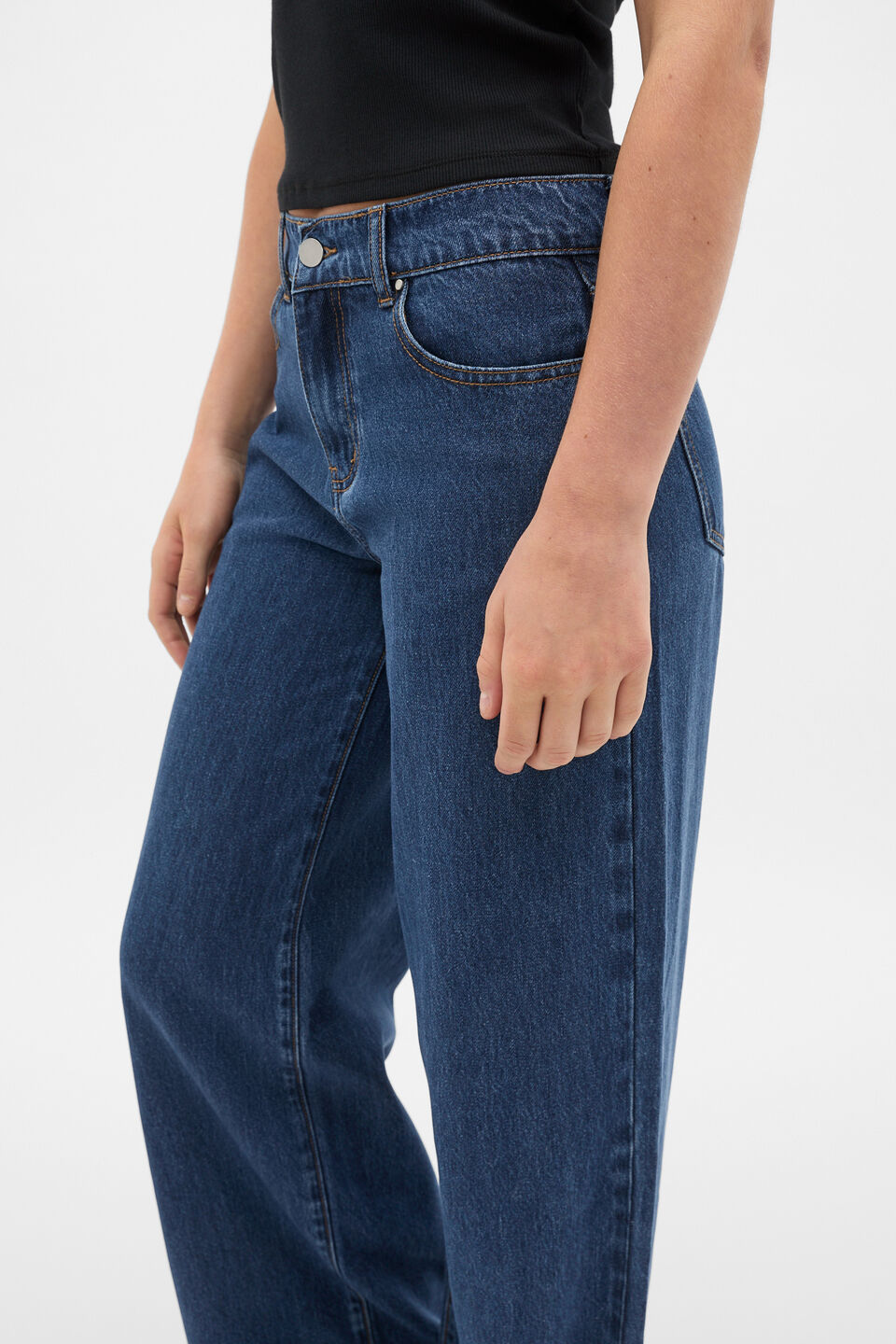 Core Straight Denim Jean  Ink Wash
