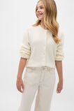 Fluffy Knit Cardigan  Classic Cream  hi-res