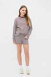 Stripe Boyfriend Tee  Mulberry  hi-res