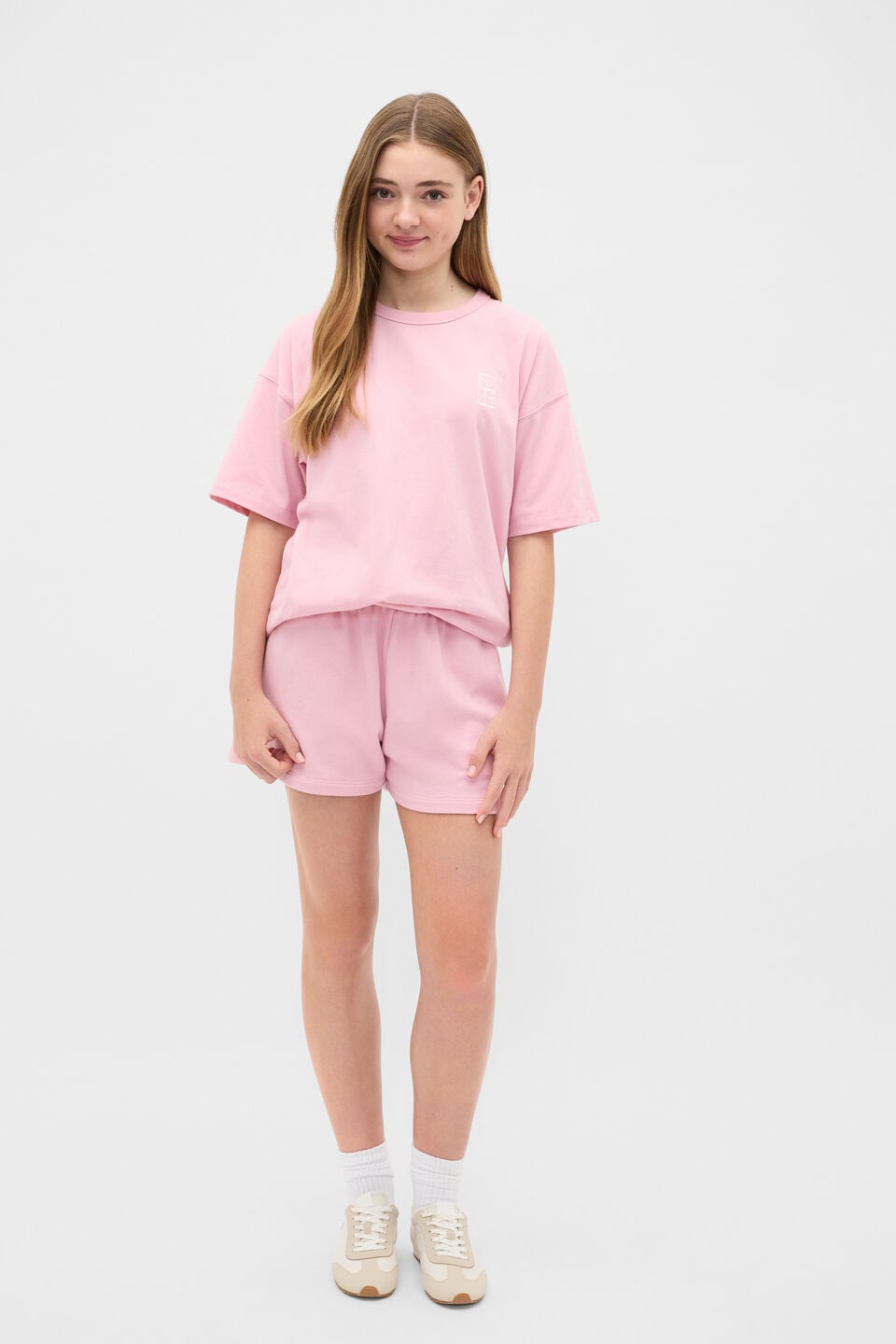 Core Logo Tee  Rose Pink