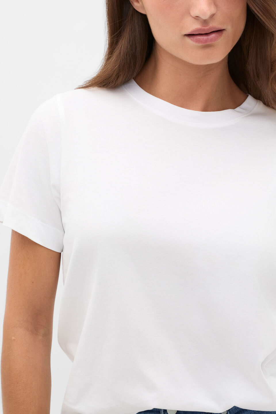 Core Neat Tee  Whisper White