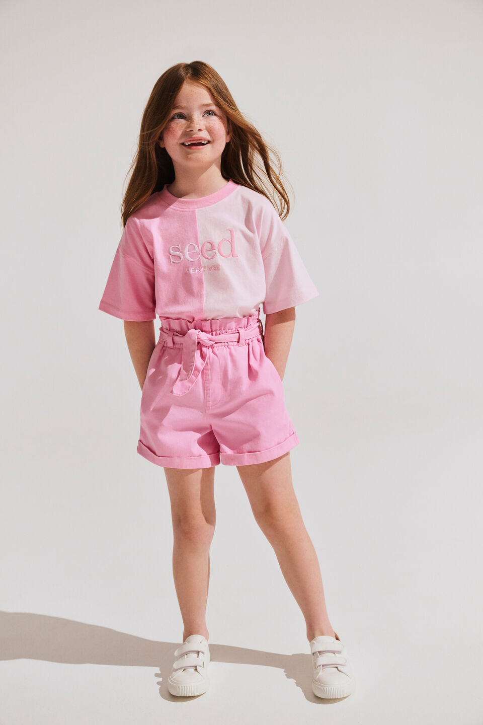 Paperbag Short  Candy Pink
