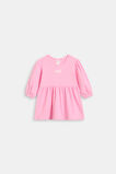 Logo Rib Dress  Candy Pink  hi-res