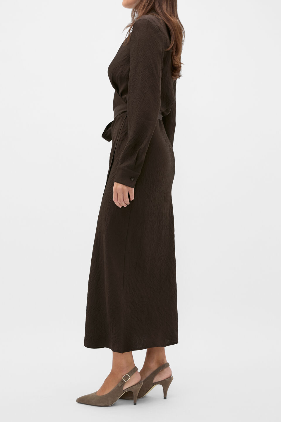 Elora Slingback Pump  Cocoa Suede