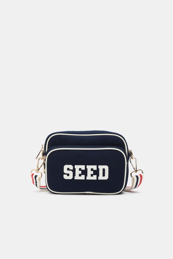 Retro Double Pocket Bag  New Navy  hi-res