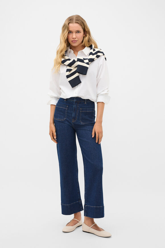 Core Wide Leg Pocket Jean  Neptune Wash  hi-res
