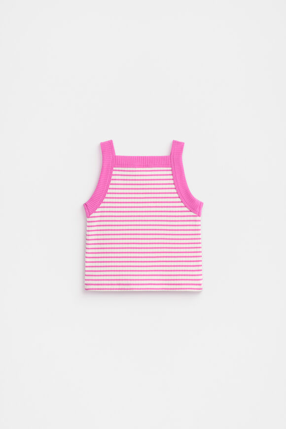 Core Logo Rib Tank  Wild Berry  hi-res