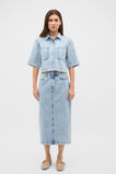 Denim Boxy Shirt  Breeze Blue Wash  hi-res
