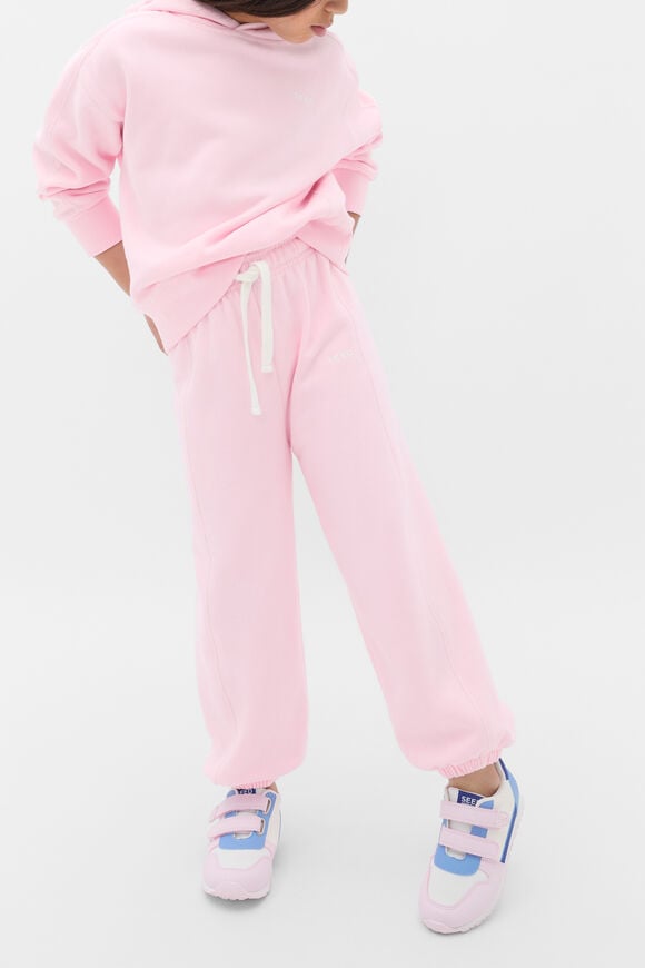 Contrast Stitch Track Pant  Pink Lemonade  hi-res